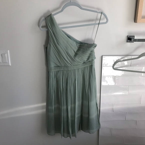 Brand new J Crew shoulder dress sage green - Picture 5 of 8